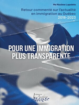 cover image of Pour une immigration plus transparente